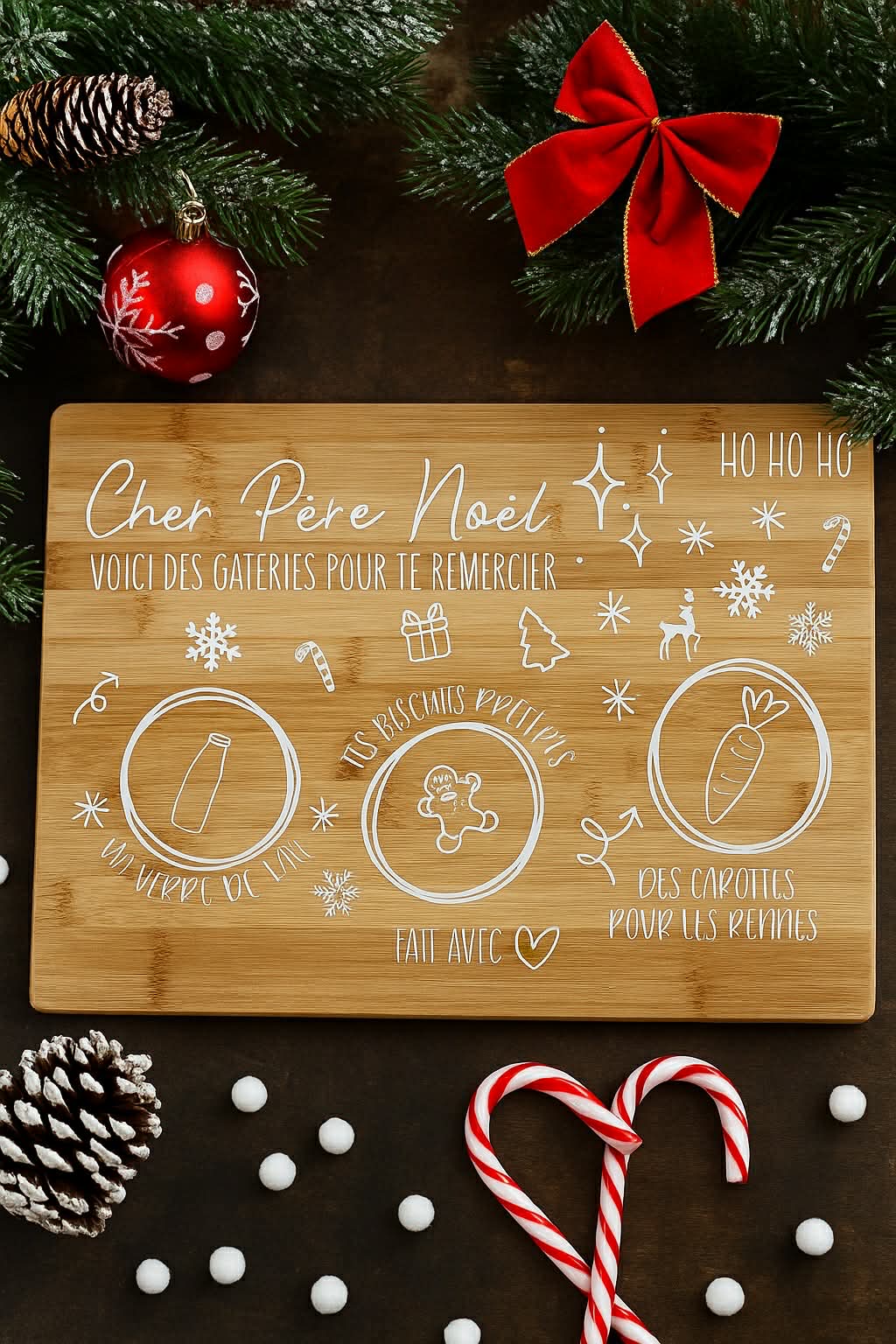 Planche pour père noël